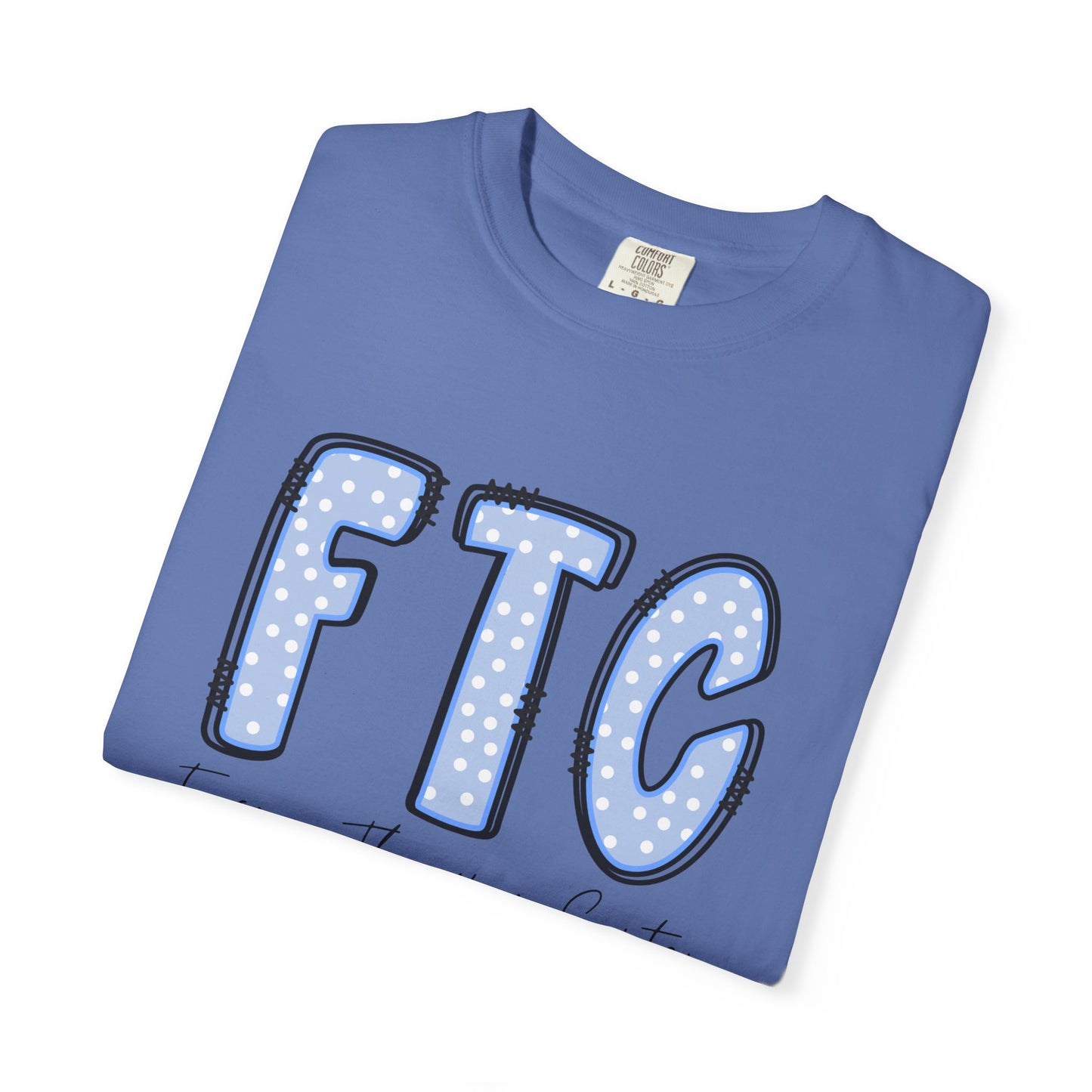 Classic Tee | Blue Polka