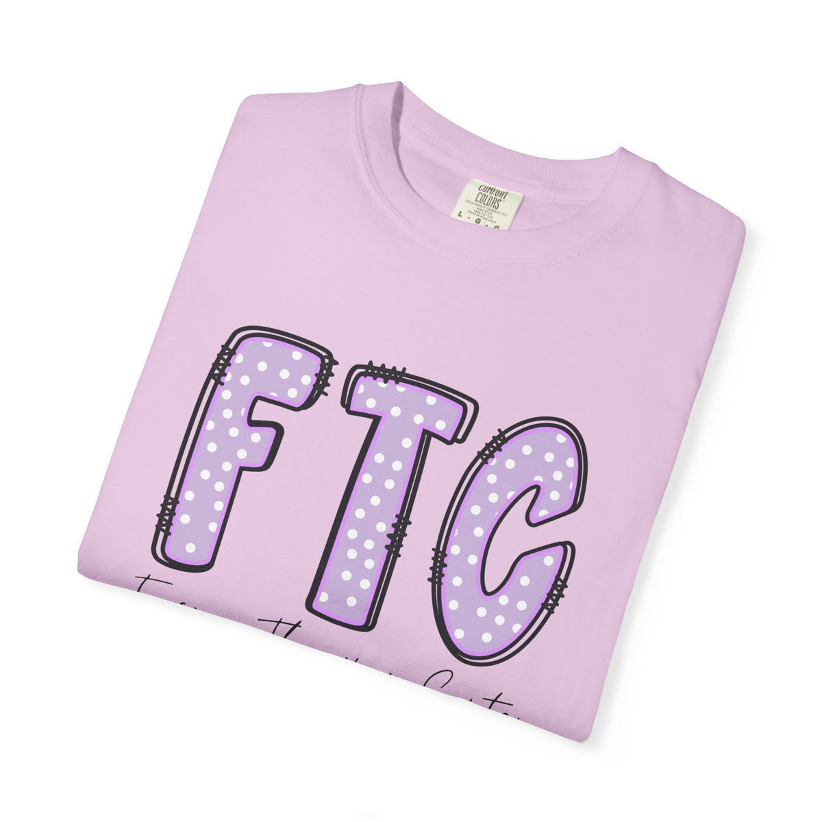 Classic Tee | Purple Polka