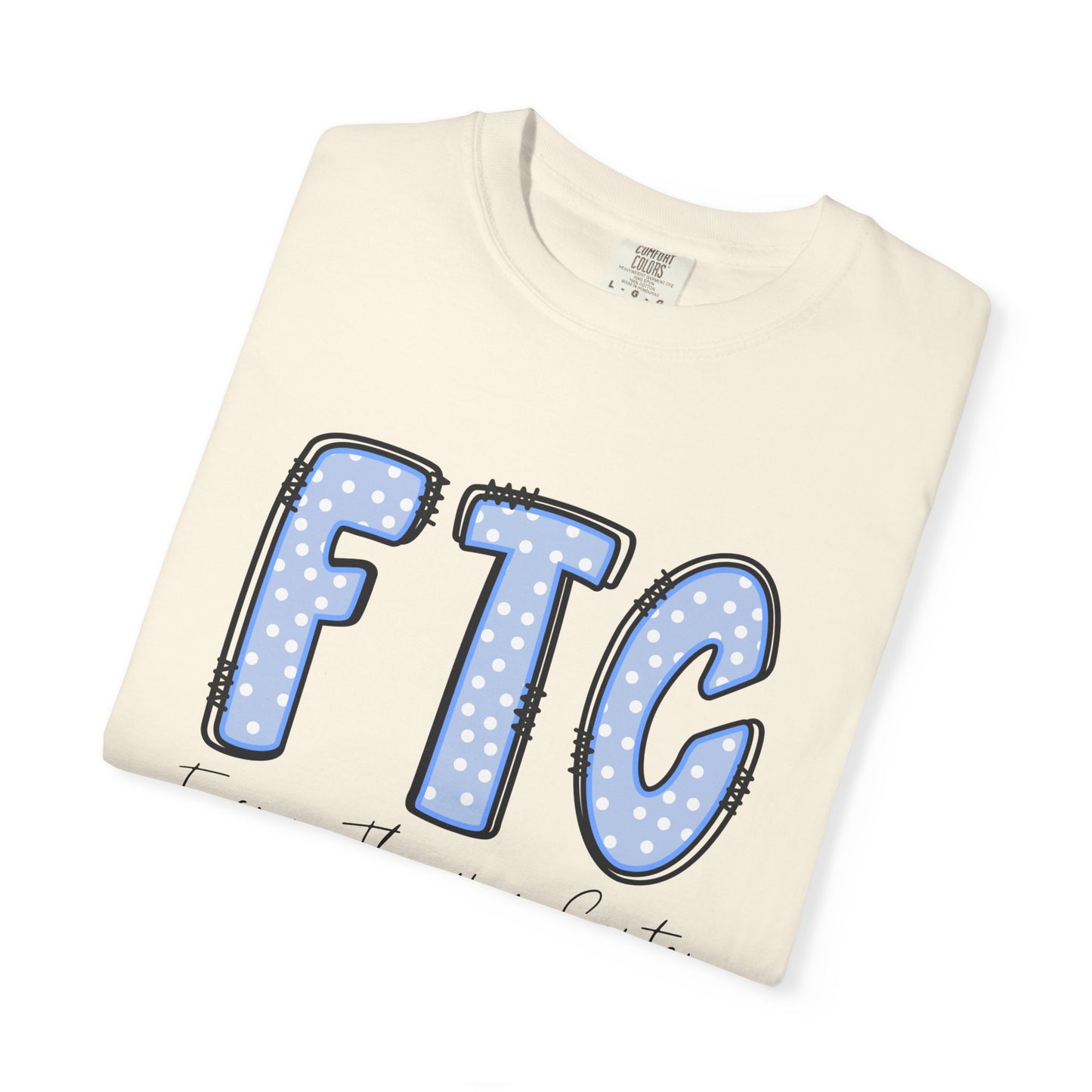 Classic Tee | Blue Polka