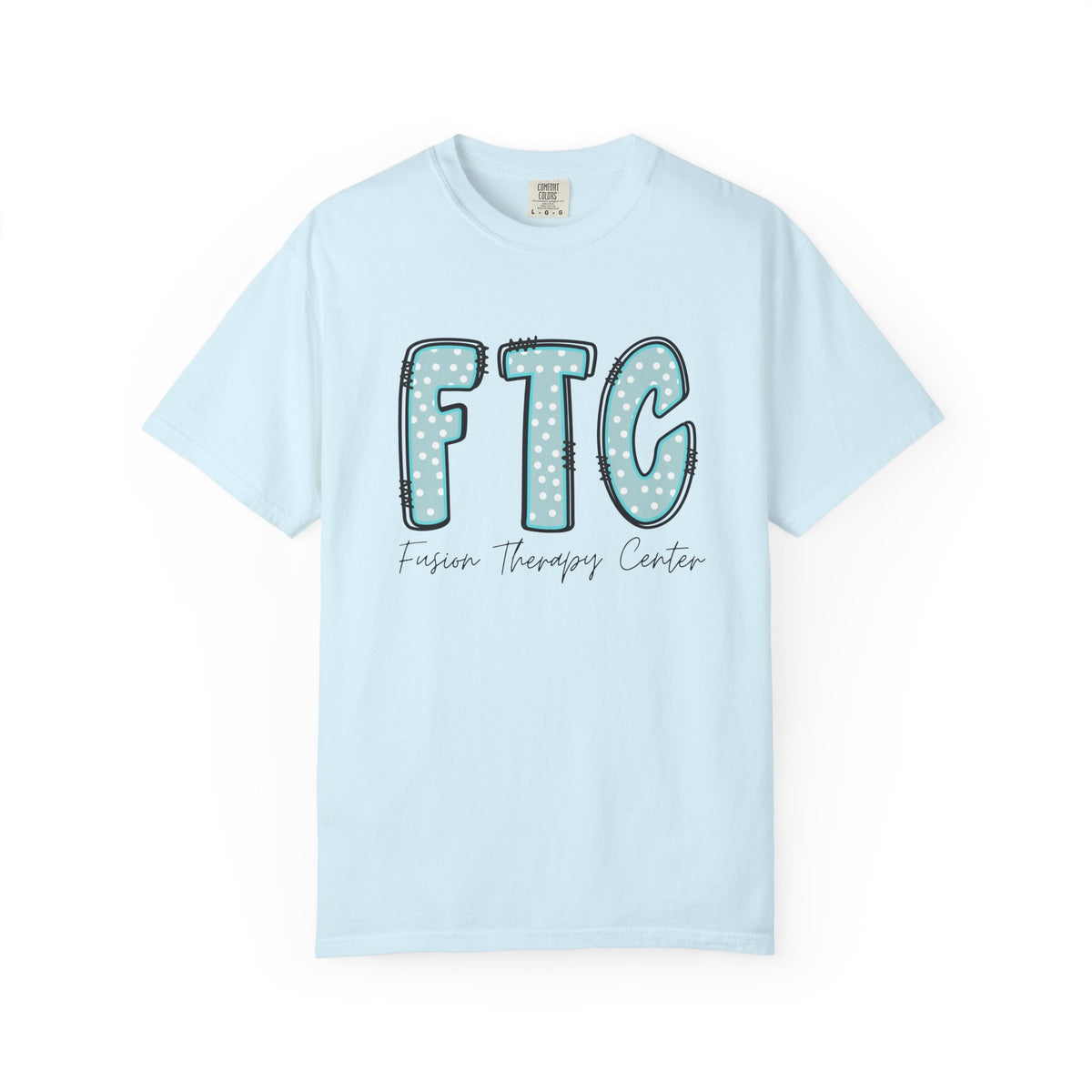 Classic Tee | Teal Polka