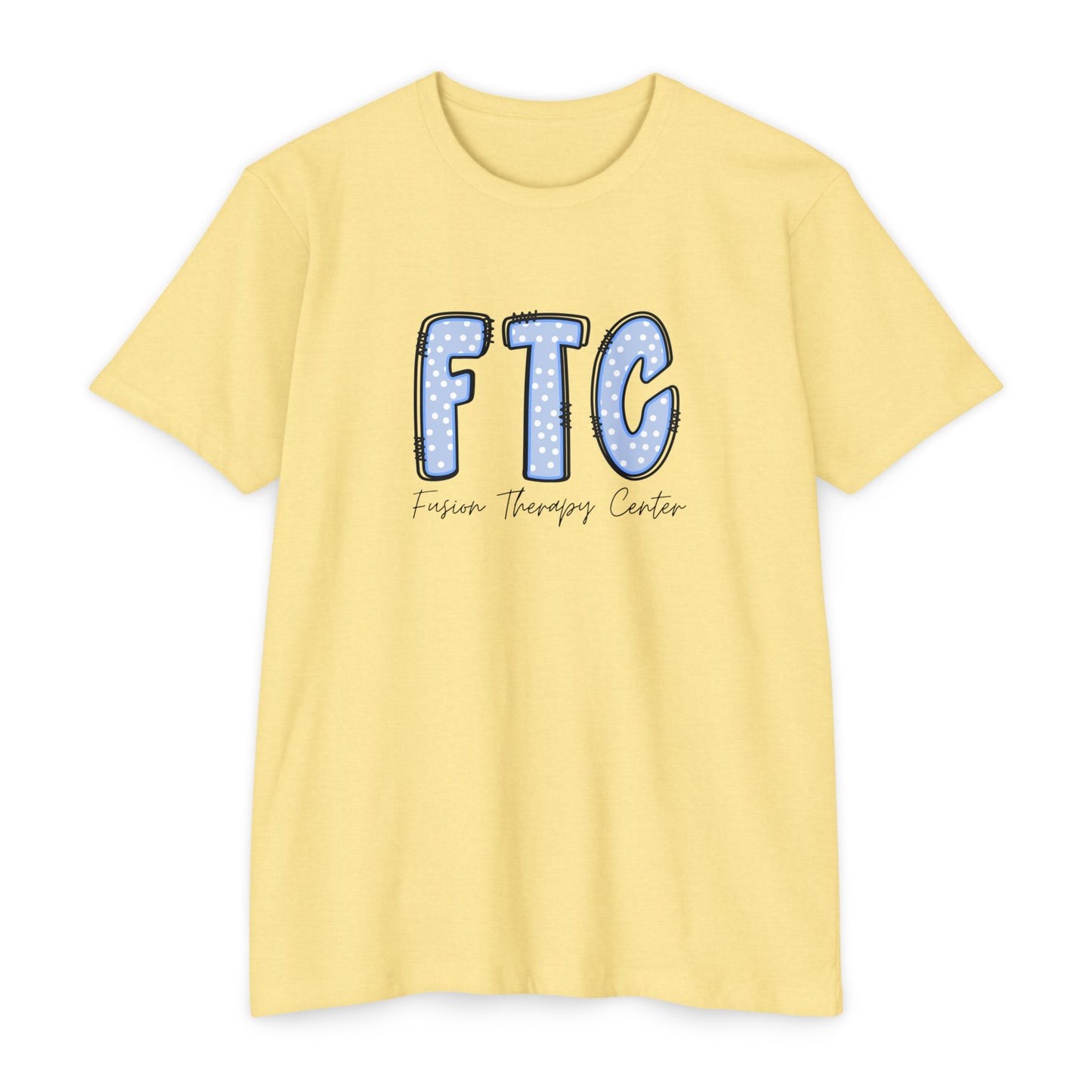 Essential Tee | Blue Polka