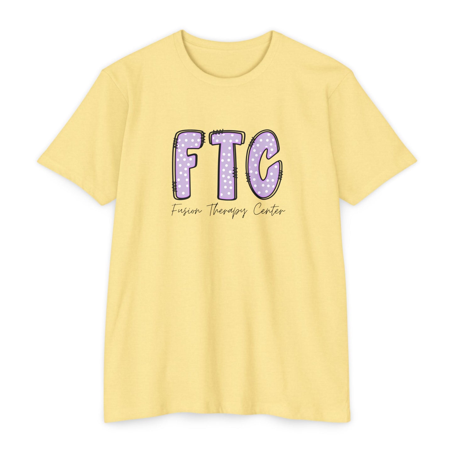 Essential Tee | Purple Polka