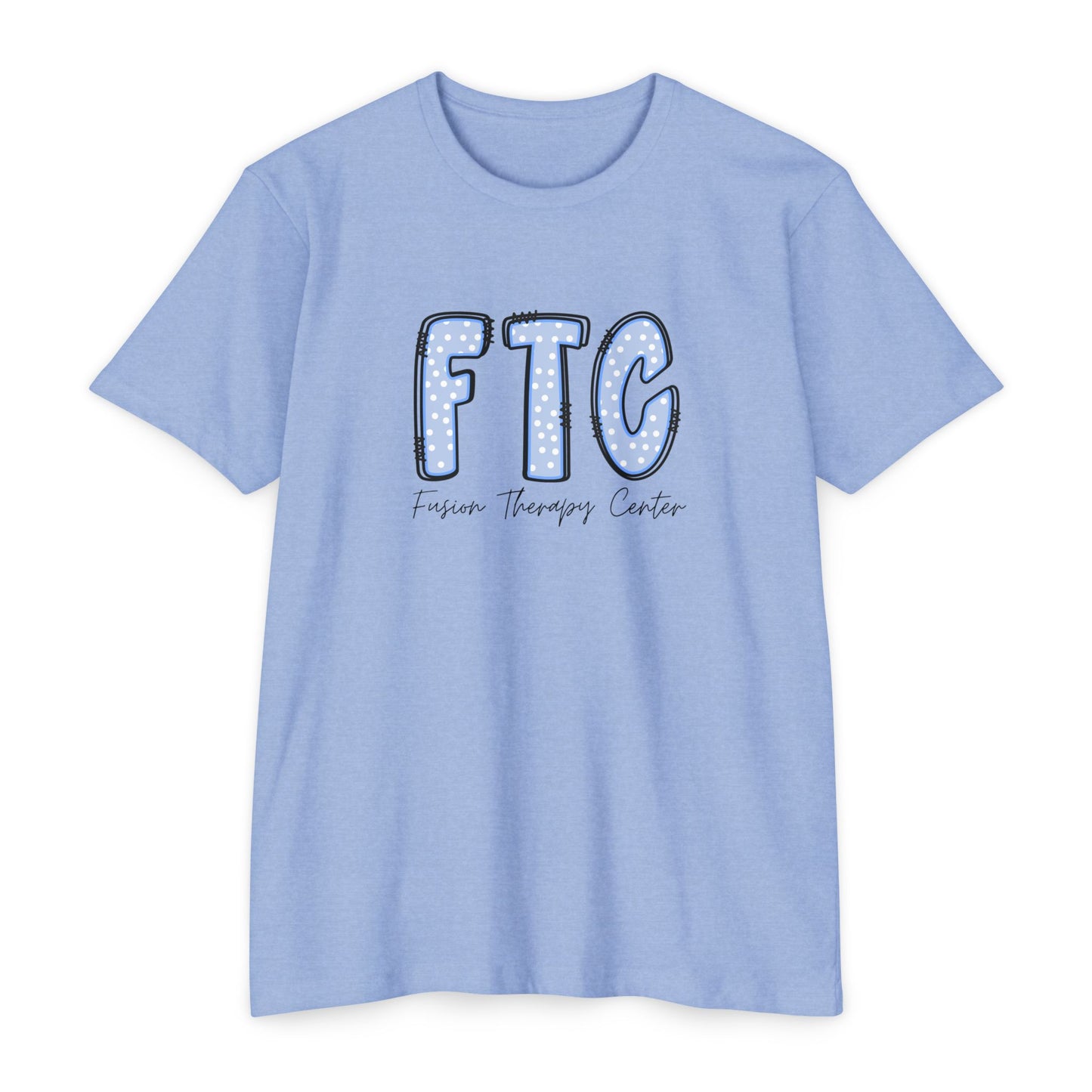 Essential Tee | Blue Polka