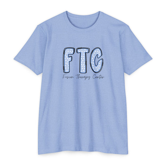 Essential Tee | Blue Polka