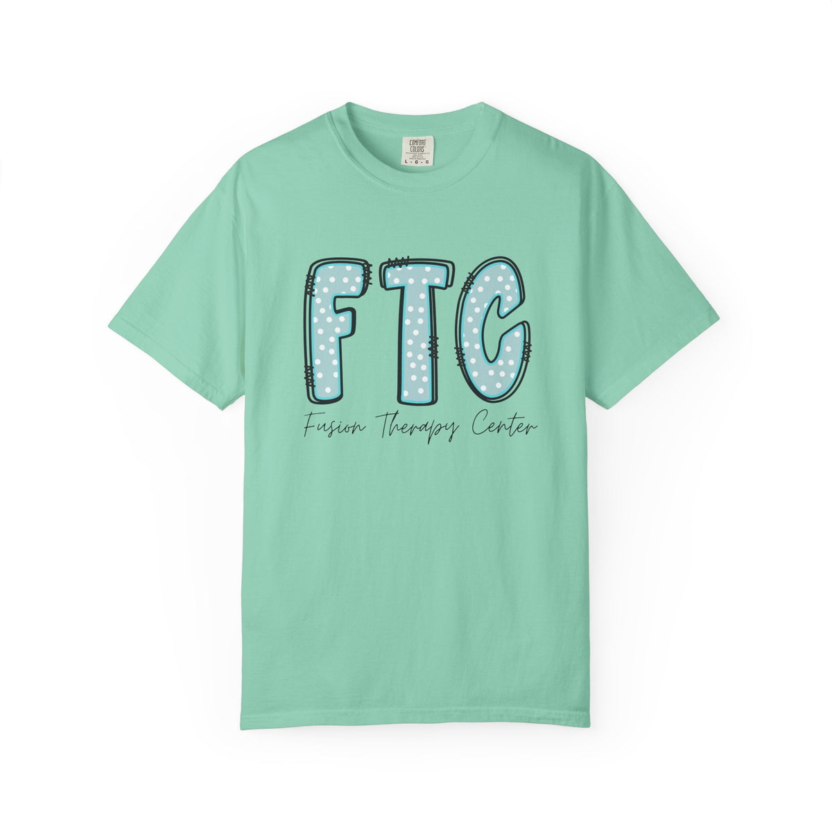 Classic Tee | Teal Polka