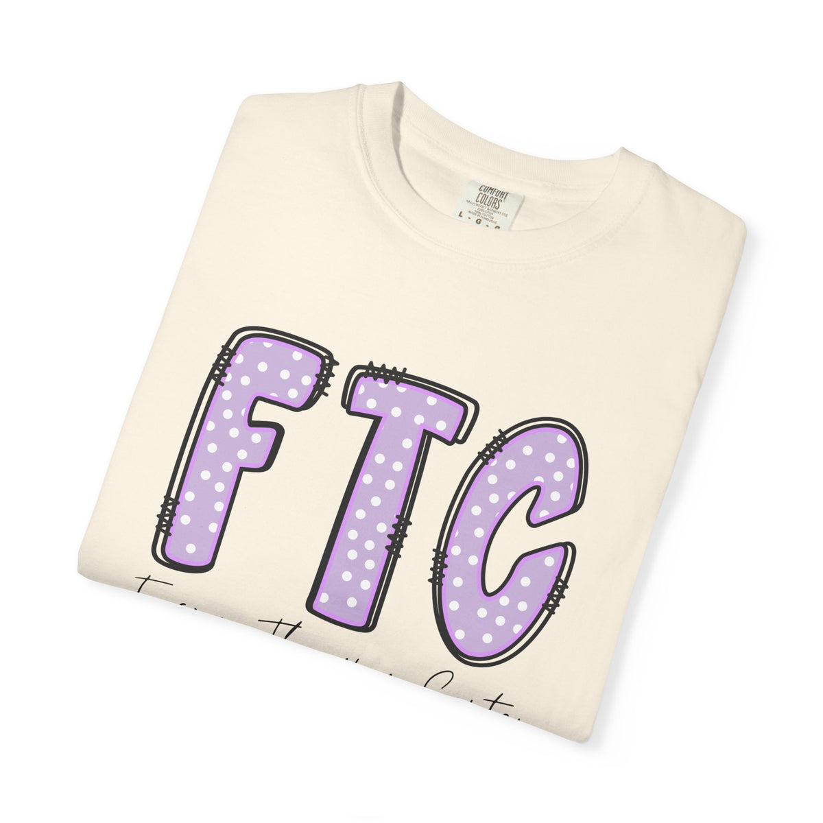 Classic Tee | Purple Polka