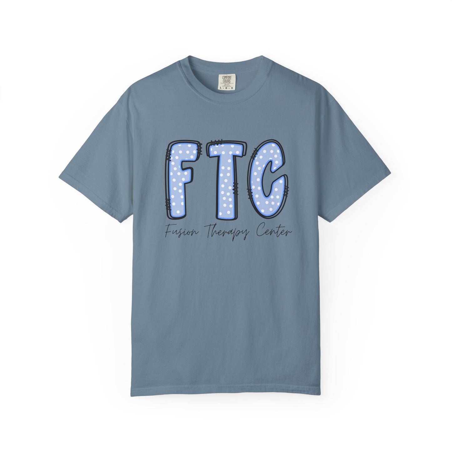 Classic Tee | Blue Polka