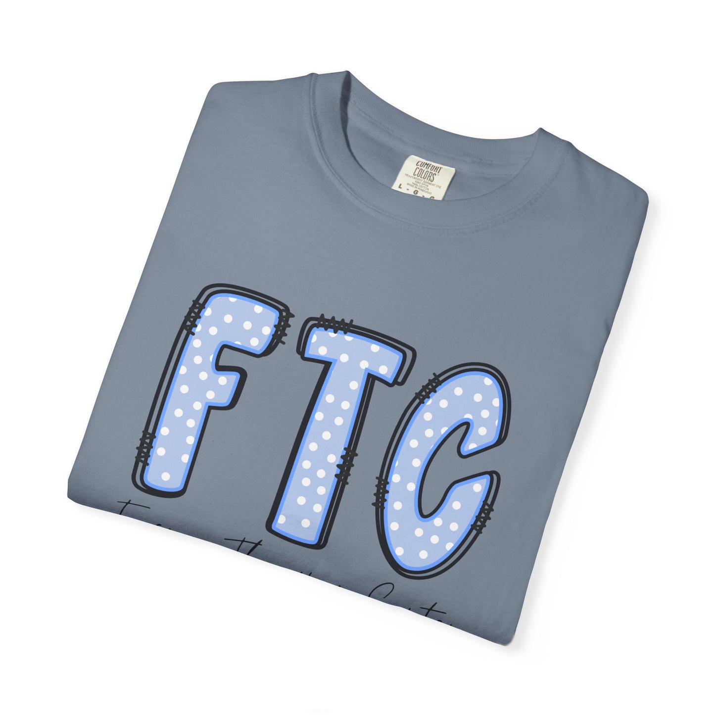 Classic Tee | Blue Polka
