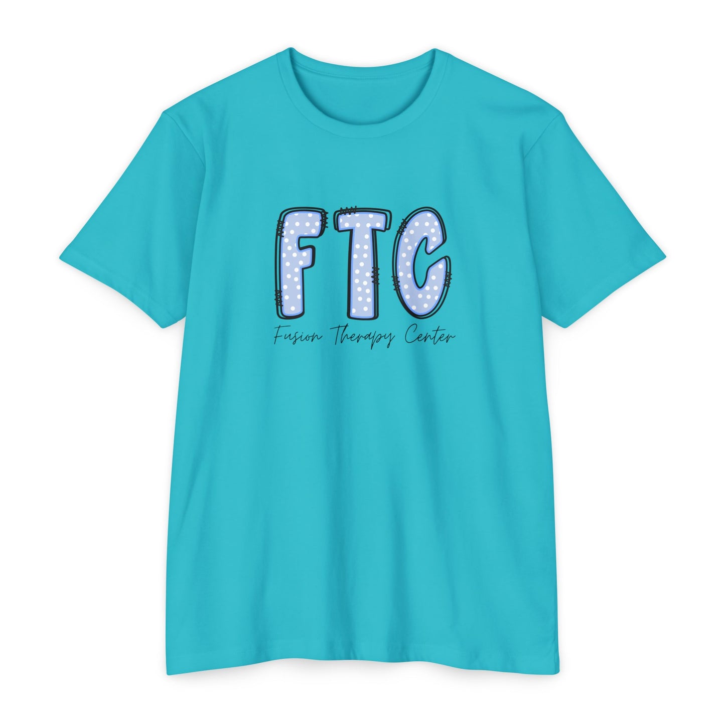 Essential Tee | Blue Polka