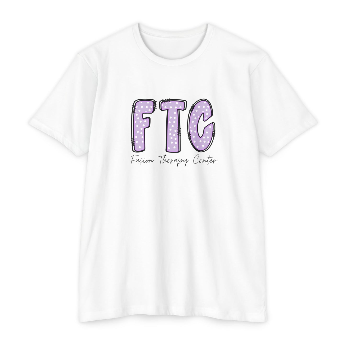 Essential Tee | Purple Polka