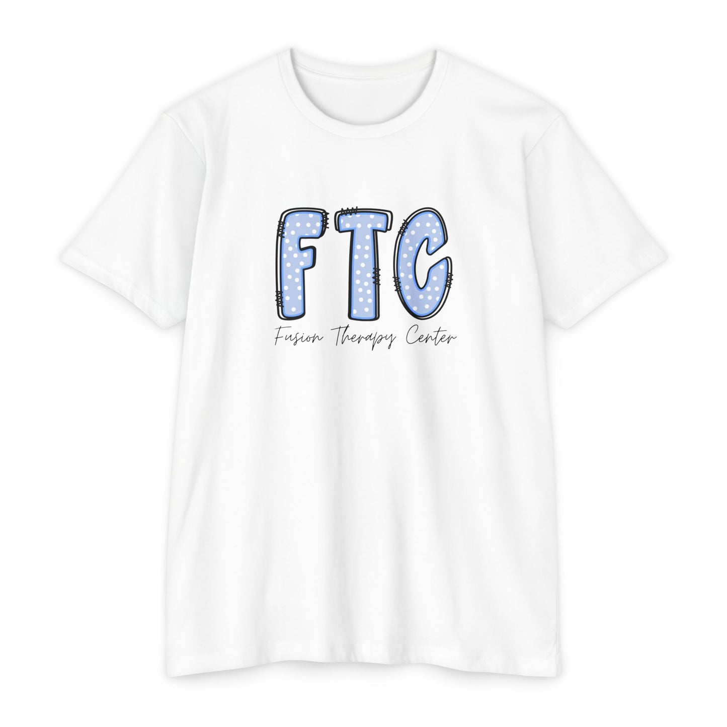 Essential Tee | Blue Polka